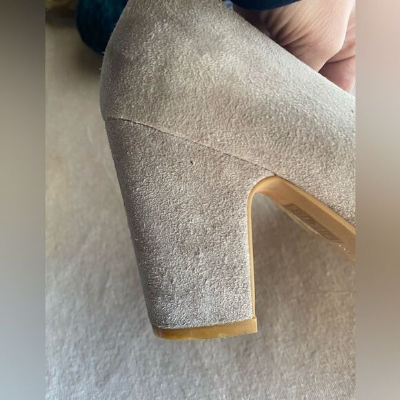 Jeffrey Campbell chunky heel suede shoes size 8 - Picture 13 of 15
